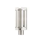 Livex Lighting Utrecht 21774-91 1-Lumière 100W Nickel brossé Lanterne de poteau extérieure
