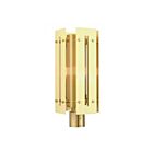 Livex Lighting Utrecht 21776-12 1-Lumière 100W Laiton satiné Lanterne de poteau extérieure