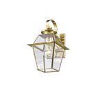 Livex Lighting Westover 2181-02 1-Lumière 100W Laiton poli Lanterne murale