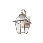 Livex Lighting 2181-91 Westover 1-lumière 100W Nickel brossé Lanterne murale d'extérieur