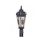 Livex Lighting Berkshire 2194-07 1-Lumière 100W Bronze Lanterne de poteau extérieure