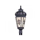 Livex Lighting Berkshire 2198-07 1-Lumière 150W Bronze Lanterne de poteau extérieure