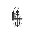 Livex Lighting Monterey 2251-04 2-Lumières 120W Noir Lanterne murale