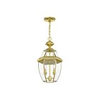 Livex Lighting 2255-02 Monterey 2-Lumières 120W Laiton poli Luminaire Suspendu extrieur