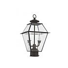 Livex Lighting Westover 2284-07 2-Lumières 120W Bronze Lanterne de poteau extérieure