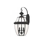 Livex Lighting Monterey 2351-04 3-Lumières 180W Noir Lanterne murale