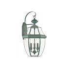 Livex Lighting Monterey 2351-06 3-Lumières 180W Vert-de-gris Lanterne murale