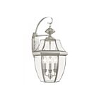 Livex Lighting Monterey 2351-91 3-Lumières 180W Nickel brossé Lanterne murale