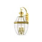 Livex Lighting Monterey 2356-02 4-Lumières 240W Laiton poli Lanterne murale