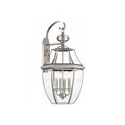 Livex Lighting Monterey 2356-91 4-Lumières 240W Nickel brossé Lanterne murale