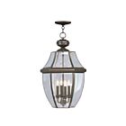 Livex Lighting 2357-07 Monterey 4-Lumières 240W Bronze Luminaire Suspendu extrieur