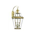 Livex Lighting Georgetown 2361-01 3-Lumières 180W Laiton antique Lanterne murale