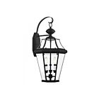 Livex Lighting Georgetown 2361-04 3-Lumières 180W Noir Lanterne murale