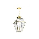 Livex Lighting 2385-02 Westover 3-Lumières 180W Laiton poli Luminaire Suspendu extrieur