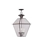 Livex Lighting 2387-07 Westover 4-Lumières 240W Bronze Luminaire Suspendu extrieur