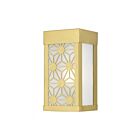 Livex Lighting 24321-32 Berkeley 1-lumière 40W Or satiné Lanterne murale d'extérieur