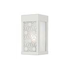 Livex Lighting 24321-91 Berkeley 1-lumière 40W Nickel brossé Lanterne murale d'extérieur