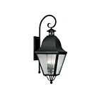 Livex Lighting 2558-04 Amwell 4-lumières 240W Noir Lanterne murale d'extérieur