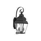 Livex Lighting 2591-04 Exeter 2-lumières 120W Noir Lanterne murale d'extérieur