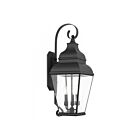 Livex Lighting 2593-07 Exeter 3-lumières 180W Bronze Lanterne murale d'extérieur