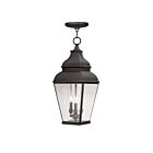 Livex Lighting 2597-07 Exeter 3-Lumières 180W Bronze Luminaire Suspendu extrieur