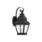 Livex Lighting 2601-04 Exeter 1-lumière 100W Noir Lanterne murale d'extérieur