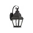 Livex Lighting 2601-07 Exeter 1-lumière 100W Bronze Lanterne murale d'extérieur