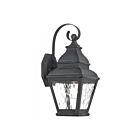 Livex Lighting 2601-61 Exeter 1-lumière 100W Fusain Lanterne murale d'extérieur