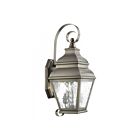 Livex Lighting 2602-29 Exeter 2-lumières 120W Étain Vintage Lanterne murale d'extérieur