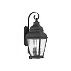Livex Lighting 2605-04 Exeter 3-lumières 180W Noir Lanterne murale d'extérieur
