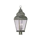 Livex Lighting Exeter 2606-29 3-Lumières 180W Étain vintage Lanterne de poteau extérieure