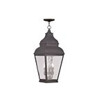 Livex Lighting 2610-07 Exeter 3-Lumières 180W Bronze Luminaire Suspendu extrieur