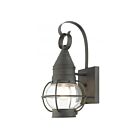 Livex Lighting 26900-61 Newburyport 1-lumière 60W Fusain Lanterne murale d'extérieur
