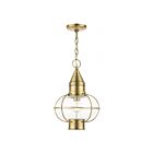 Livex Lighting 26906-01 Newburyport 1-Lumière 100W Laiton antique Luminaire Suspendu extrieur