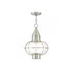 Livex Lighting 26906-91 Newburyport 1-Lumière 100W Nickel brossé Luminaire Suspendu extrieur