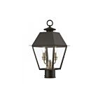 Livex Lighting Wentworth 27216-07 2-Lumières 120W Lanterne extérieure sur poteau