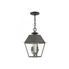 Livex Lighting 27217-61 Wentworth 2-Lumières 120W Fusain Luminaire Suspendu extrieur