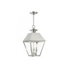 Livex Lighting 27220-91 Wentworth 3-Lumières 180W Nickel brossé Luminaire Suspendu extrieur