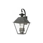 Livex Lighting 27222-61 Wentworth 4-lumières 240W Fusain Lanterne murale d'extérieur