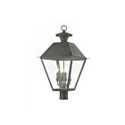 Livex Lighting Wentworth 27223-61 4-Lumières 240W charbon Lanterne de poteau extérieure