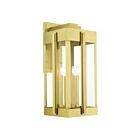 Livex Lighting 27716-08 Lexington 4-lumières 240W Laiton naturel Lanterne murale d'extérieur