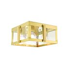 Livex Lighting Lexington 27723-08 4-Lumières 160W Laiton naturel Luminaire de plafond extérieur