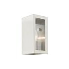 Livex Lighting 29121-91 Winfield 1-lumière 60W Nickel brossé Lanterne murale d'extérieur