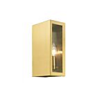 Livex Lighting 29122-32 Winfield 2-lumières 120W Or satiné Lanterne murale d'extérieur