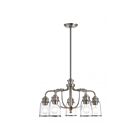 Livex Lighting 40025-91 Lawrenceville 5-lumières 500W Nickel brossé Lustre
