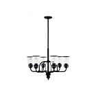 Livex Lighting 40026-04 Lawrenceville 6-lumières 600W Noir Lustre