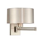 Livex Lighting Swing 40034-91 100W 1-Lumière Nickel brossé Applique Murale