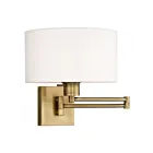 Livex Lighting Swing 40036-01 100W 1-Lumière Laiton antique Applique Murale