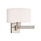 Livex Lighting Swing 40036-91 100W 1-Lumière Nickel brossé Applique Murale