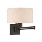 Livex Lighting Swing 40037-07 100W 1-Lumière Bronze Applique Murale